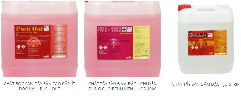 Hóa chất bóc tẩy sàn
